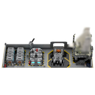 Moc-155861 4 in 1 Base Bundle Model from the Movie Minifig Scale 3218