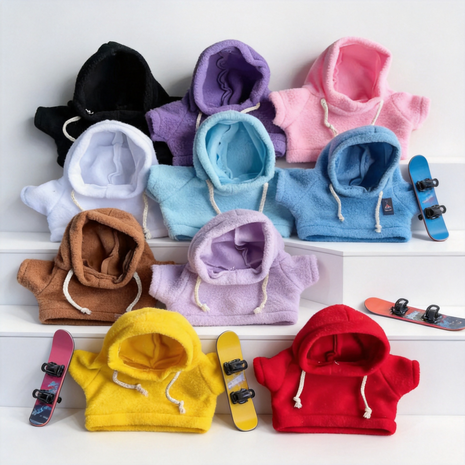 20 - 30CM ropa de bebé muñeca oso mini accesorios de reemplazo suéter mochila muñeca suéter accesorios de reemplazo suéter