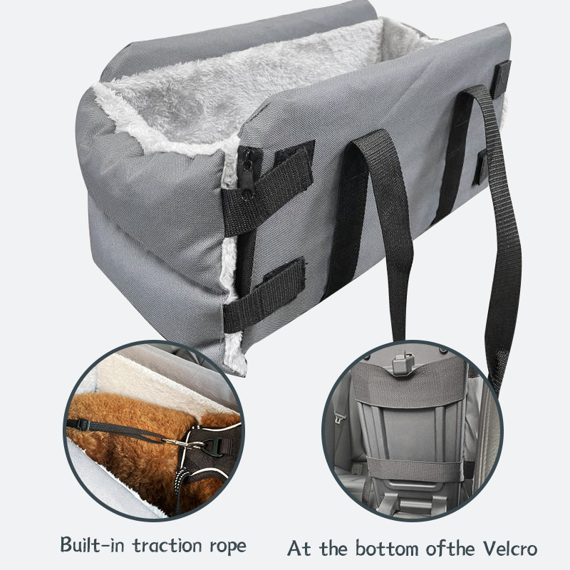 Suministros transfronterizos para mascotas invierno nueva consola central apoyabrazos nido coche nido estera perro gato perro fuera mochila entrega