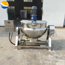 电加热自动搅拌熬胶机 工业不锈钢双层导热油熬胶设备 煮凉粉机器