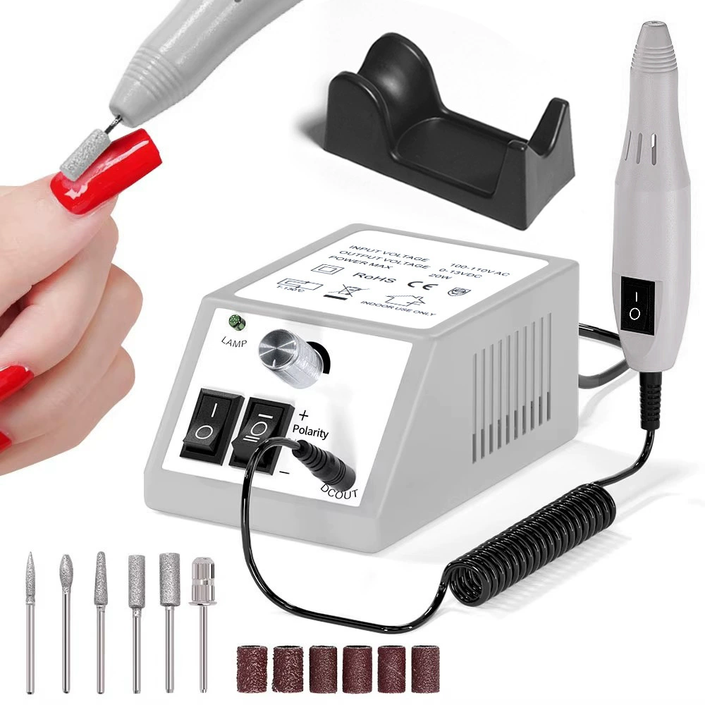 Electric Nail Drill Machine, multi-model sanding/milling kit, USB portable, 0.6 kg