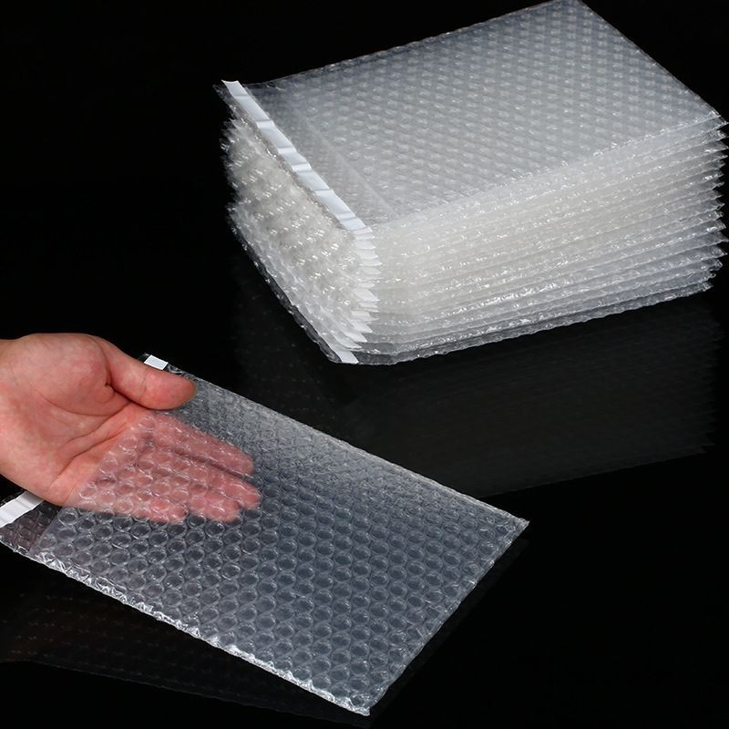 快递电商打包气泡袋 气泡袋自粘袋 泡沫袋 透明封口自粘 泡泡袋
