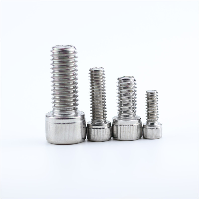 304ステンレス鋼六角穴付きネジカップヘッドDIN912円筒頭精密M1.4M1.6M2M2.5M3M4M5
