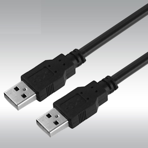 厂家直销 USB2.0公对公数据线 对拷线 双头USB线 电脑硬盘连接线
