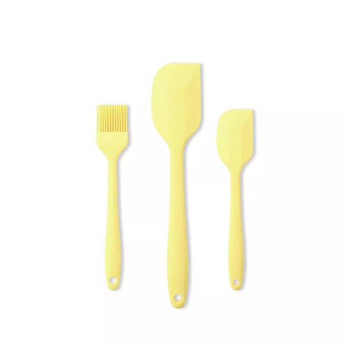 One-piece silicone spatula, scoop, cream cake knife, scraper, high-temperature resistant food-grade baking tool for large and small sizes
