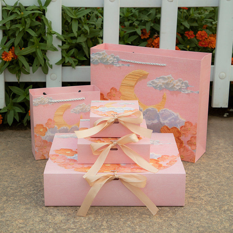 礼盒礼物盒空盒生日包装礼品盒七夕节礼包装仪式感少女心口红盒子