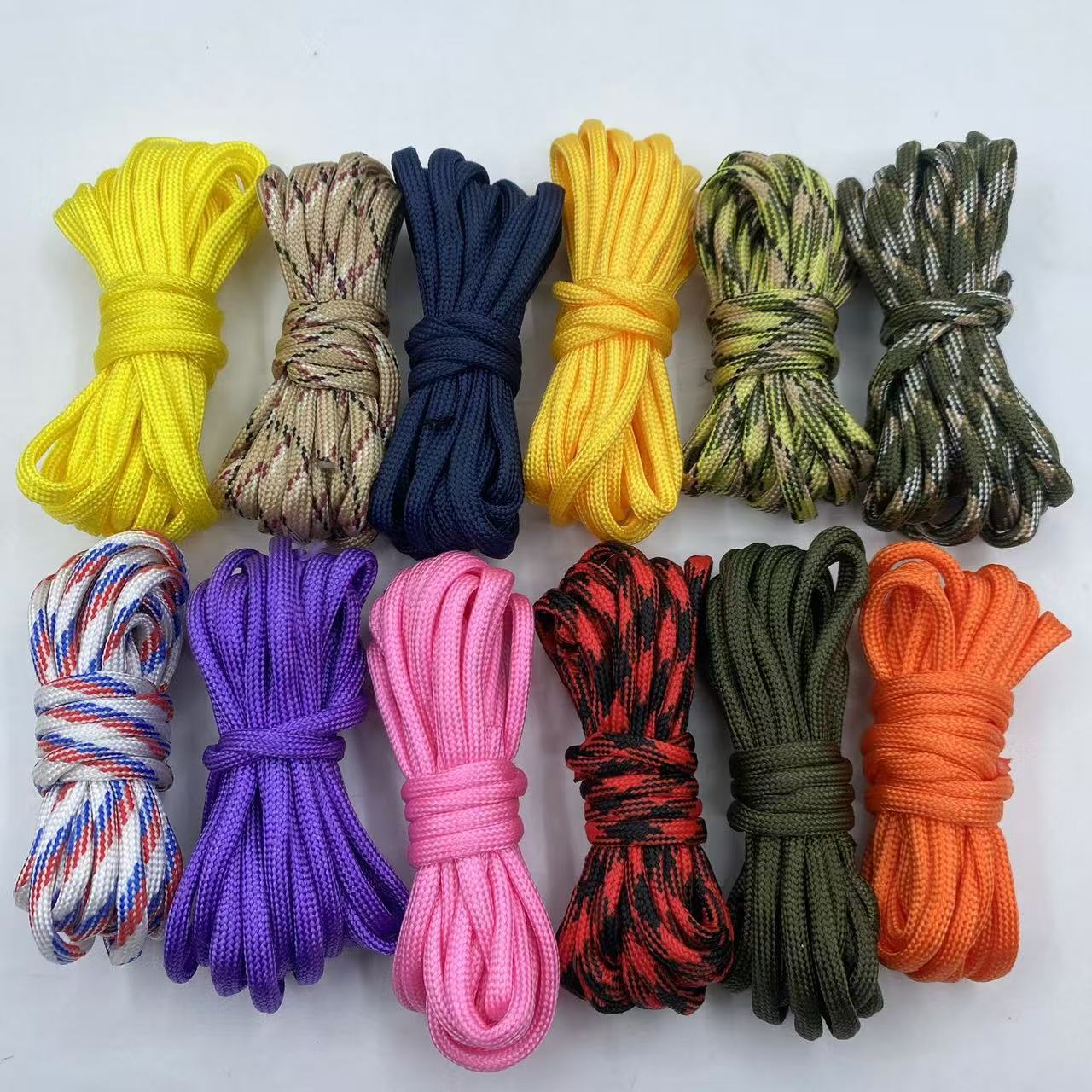 Cuerda de montañismo de supervivencia al aire libre, brazalete de paraguas con núcleo de polipropileno de bricolaje, cuerda tejida de siete núcleos de color, 3 metros
