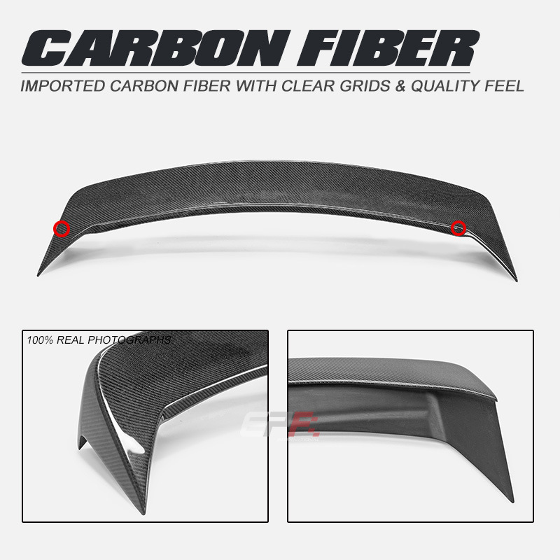 Suitable for Honda Crz Carbon Fiber Rear Wing Epr J Style Duck Tail Fixed Wind Wing Spoiler Modification Replacement Part