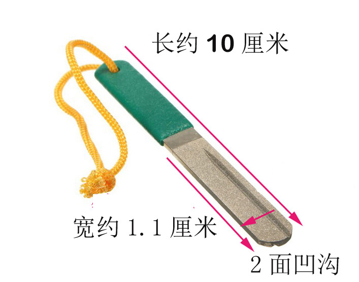 1 번 2 면 단일 슬롯 연삭 후크 스톤