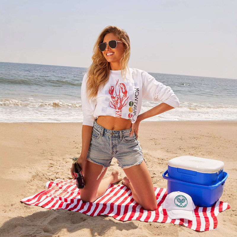 2025 Summer Ebay Amazon Wish Street American Ripped Straight Pants Women's Denim Shorts Women's Ready Stock