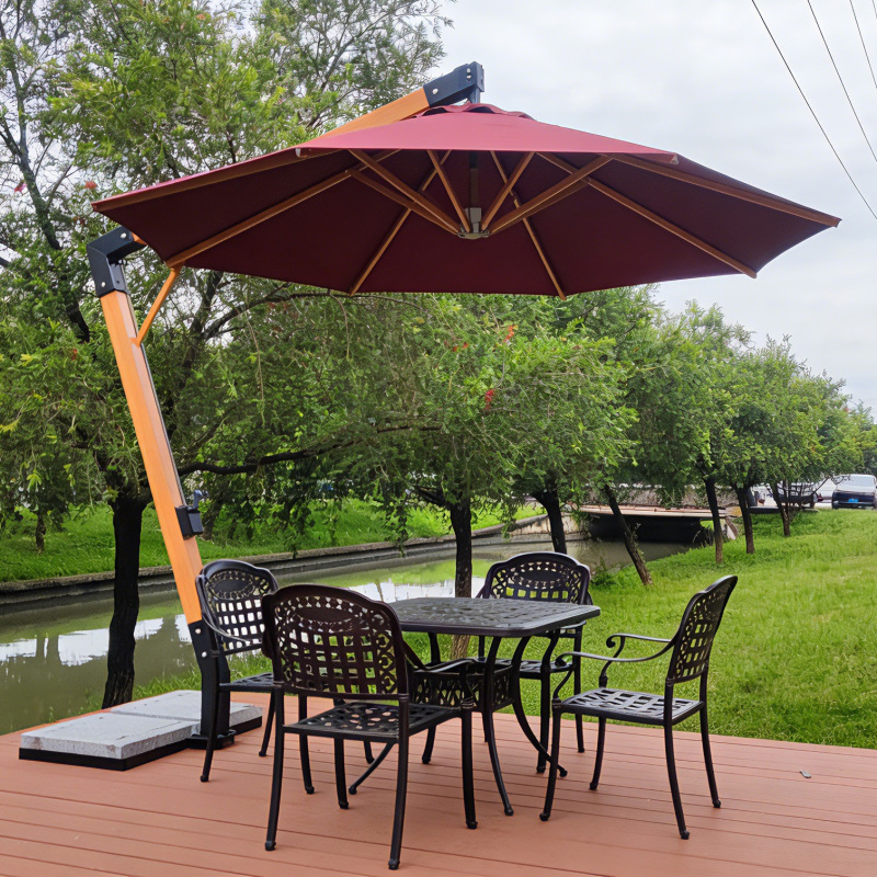 Sunshade Umbrella, Aluminum Hanging Umbrella, Large Dual-Purpose Umbrella for Sun and Rain, Suitable for Cafes, Beach Leisure, Custom-Made for Commercial Use Sunshade Umbrella, Aluminum Hanging Umbrella, Large Dual-Purpose Umbrella for Sun and Rain, Suitable for Cafes, Beach Leisure, Custom-Made for Commercial Use