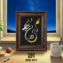 谨若DIY十二生肖螺钿画全套材料包贝壳装饰画手工制作团建暖场