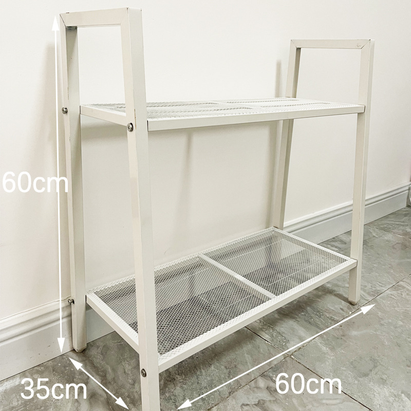 Estante Organizador de Baño y Dormitorio – Blanco, Multifuncional, Hierro