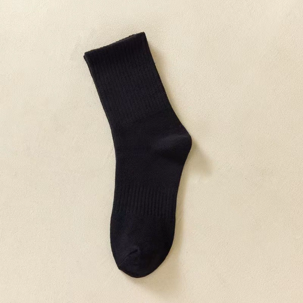 168N Black and White Gray [Black High Stockings]