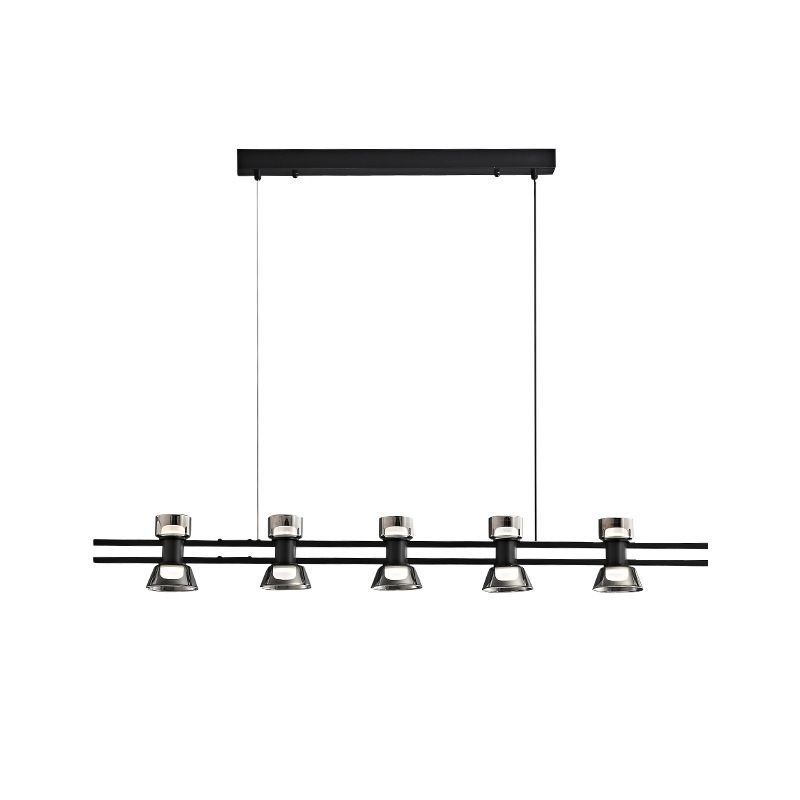 E-commerce suministro moderno minimalista restaurante candelabro minimalista diseñador italiano barra barra barra de vidrio de lámpara