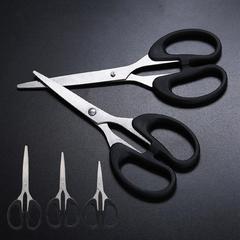 Student Scissors Office Stainless Steel Household Kitchen Sewing Paper Cutting Knives Large Medium Small Handmade Shears Stationery Supplies