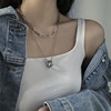 Tide, necklace from pearl, chain for key bag  hip-hop style