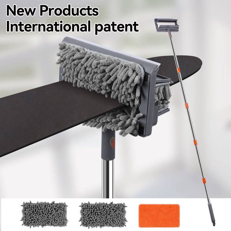 Cross-Border New Model Ceiling Fan Cleaning Brush, Household Long-Handle Cleaning Duster, Multi-Purpose Large Fan Blade Dust Removal Tool
