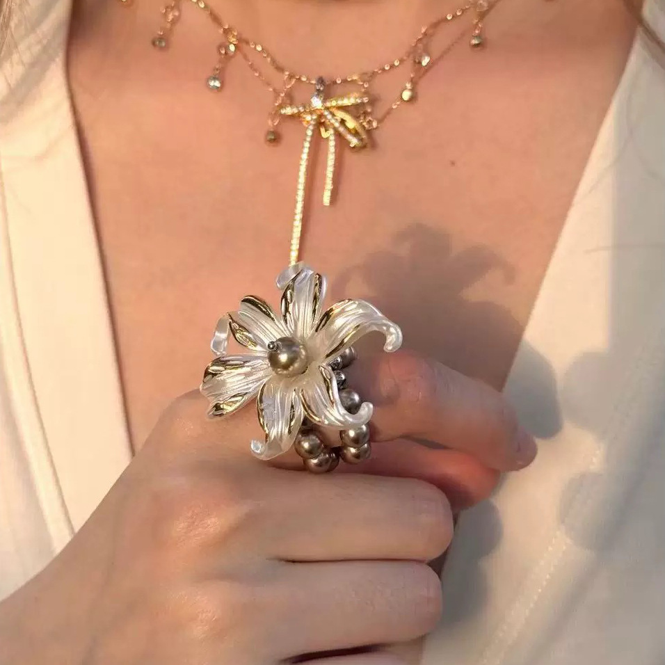 황금꽃반지 #Z-X074