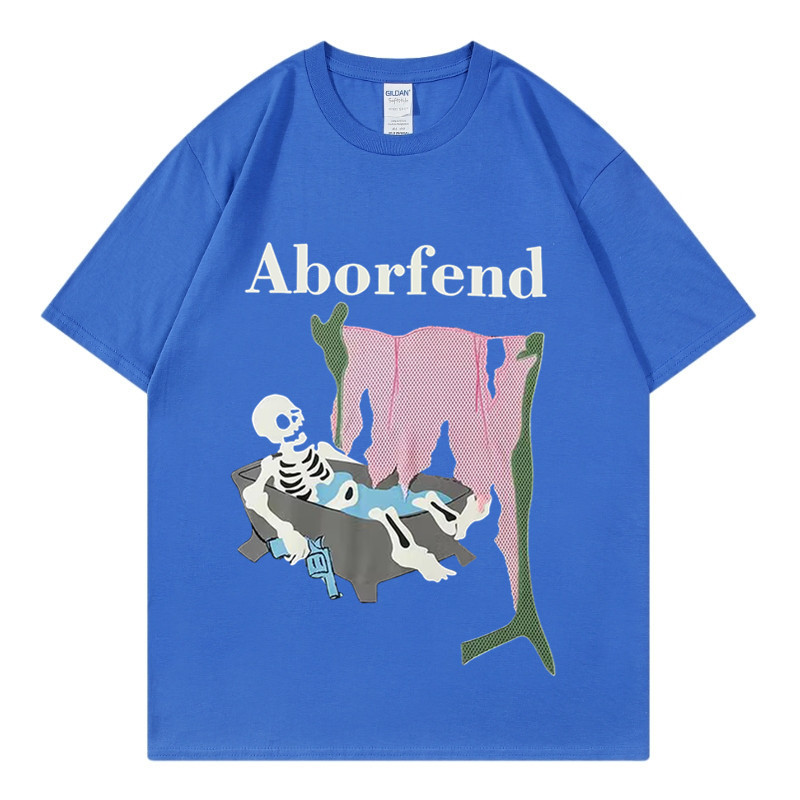 A niche design with embroidered skull embroidery on fabric, short sleeved T-shirt for men and women, summer trendy brand, loose fitting casual couple_voghion.com