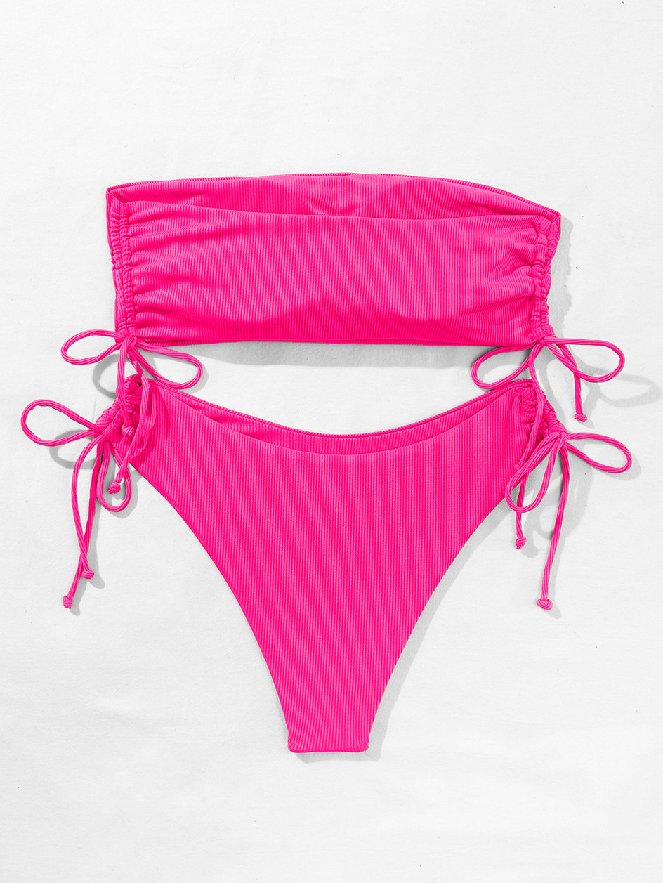 210g Weight Sexy Feel Of Sensation Low Waist Panties Waist Briefs Panties Style Bra&Panty Set Bra Category Nylon Fabric Type 2 Pieces Set Quantity Swimming Pool Occasion Solid Color Pattern Shelf Bra Bra Cup Women's Gender Women's Solid Color 2 Pieces Set Bikinis Swimwear 7