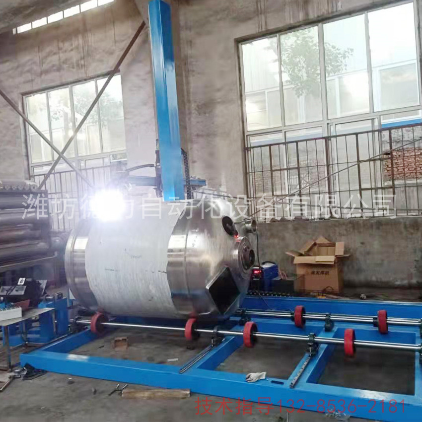 现货不锈钢桶罐环缝焊 汽车配件热水器内胆全自动环缝焊机