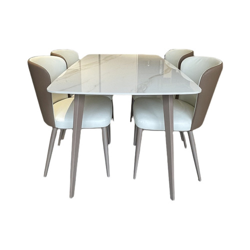 Sheng Xiong Liang Guang Rock Slab Dining Table Chair Set Simple Modern Italian Minimalist Dinner Table Home Restaurant Small Apartment Table