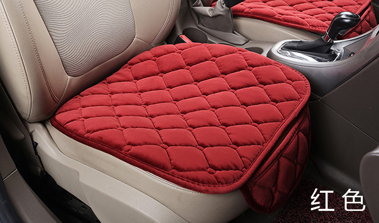 Plush cushion winter warm non-slip car cushion factory outlet