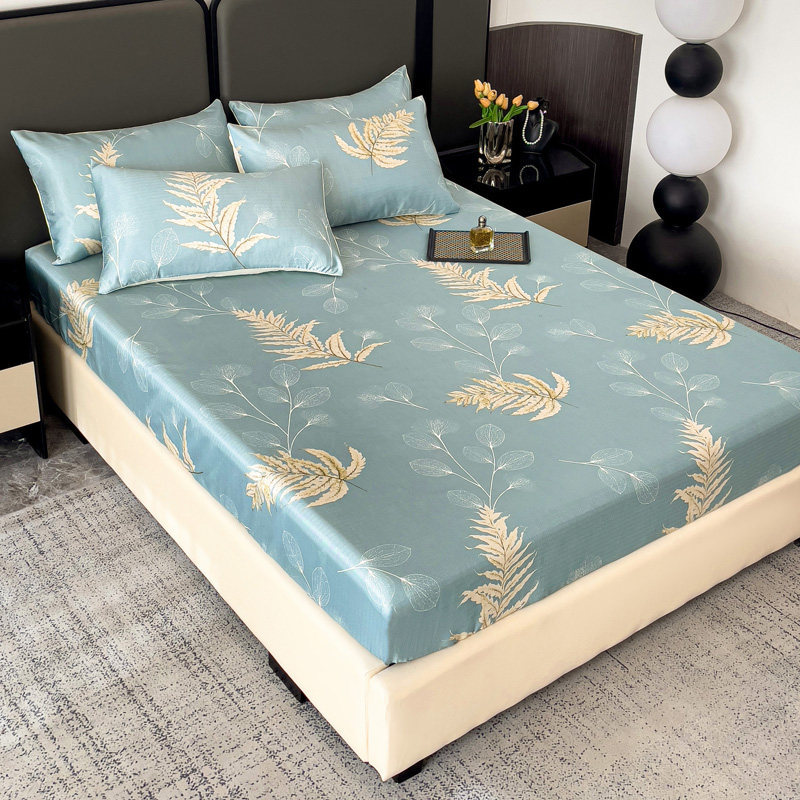 Cama de hielo de verano, cama desnuda de lujo ligera, cubierta de protección de colchón todo incluido, cubierta de cama de hielo lavada con agua. image 3