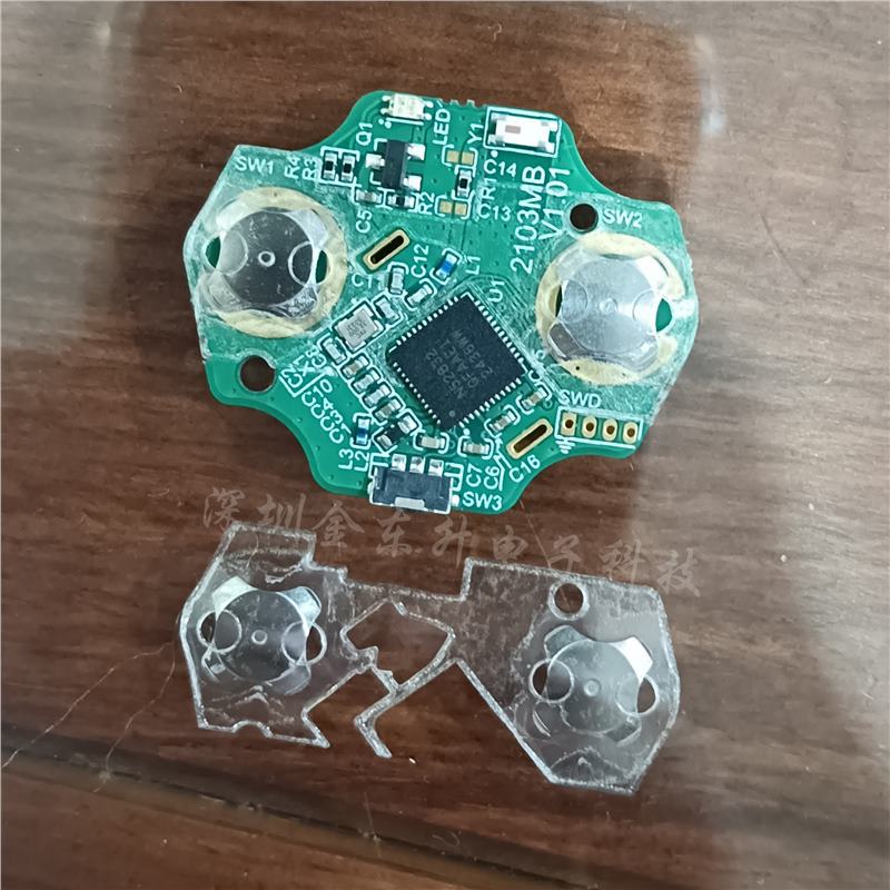 源头工厂金属弹片搭配锅仔片按键贴纸薄膜开关行业贴纸十字形