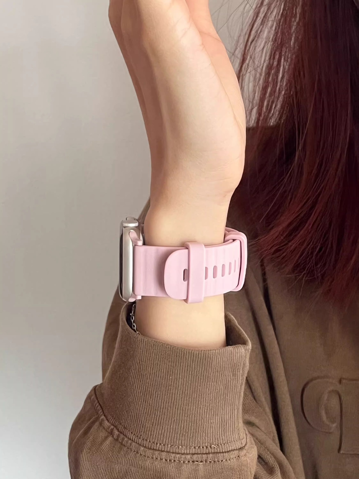 Adecuado para Apple Watch s8 correa de silicona de sentido avanzado nuevo iwatch10seultra9 creativo persianas SE