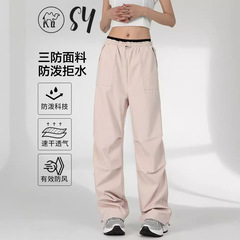 Women's Soft Shell Hiking Pants 2025 New Outdoor Windproof Waterproof Petite Paratrooper Climbing Pants Work Pants