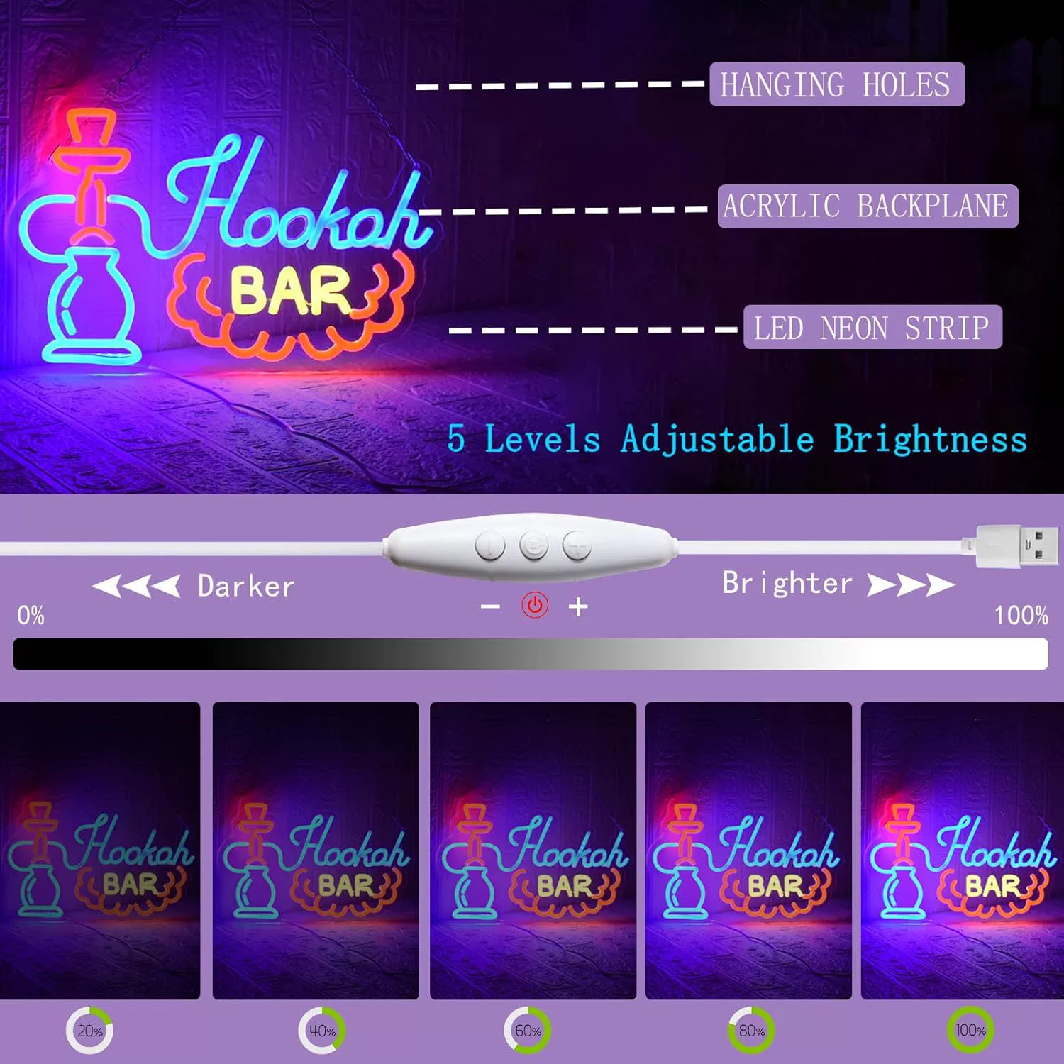Кальянный магазин неоновые огни неоновые вывески Led неоновые огни неоновые огни для рекламы и декора