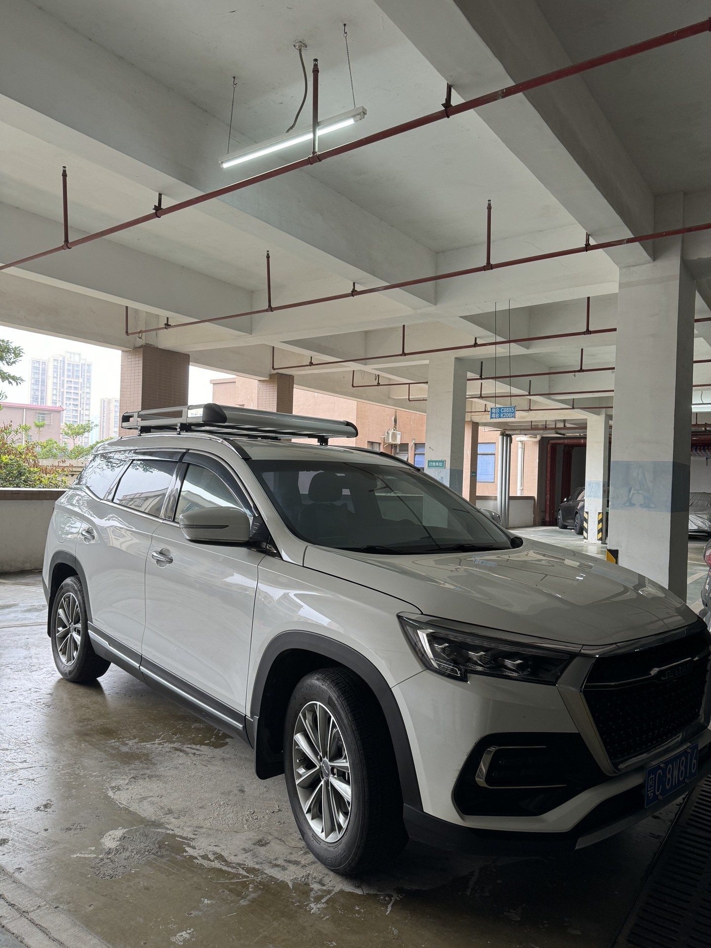 Car Luggage Rack Luggage Rack Basket Universal Roof Rack Basket Car Off-road SUV Modified Aluminum Alloy Roof Frame