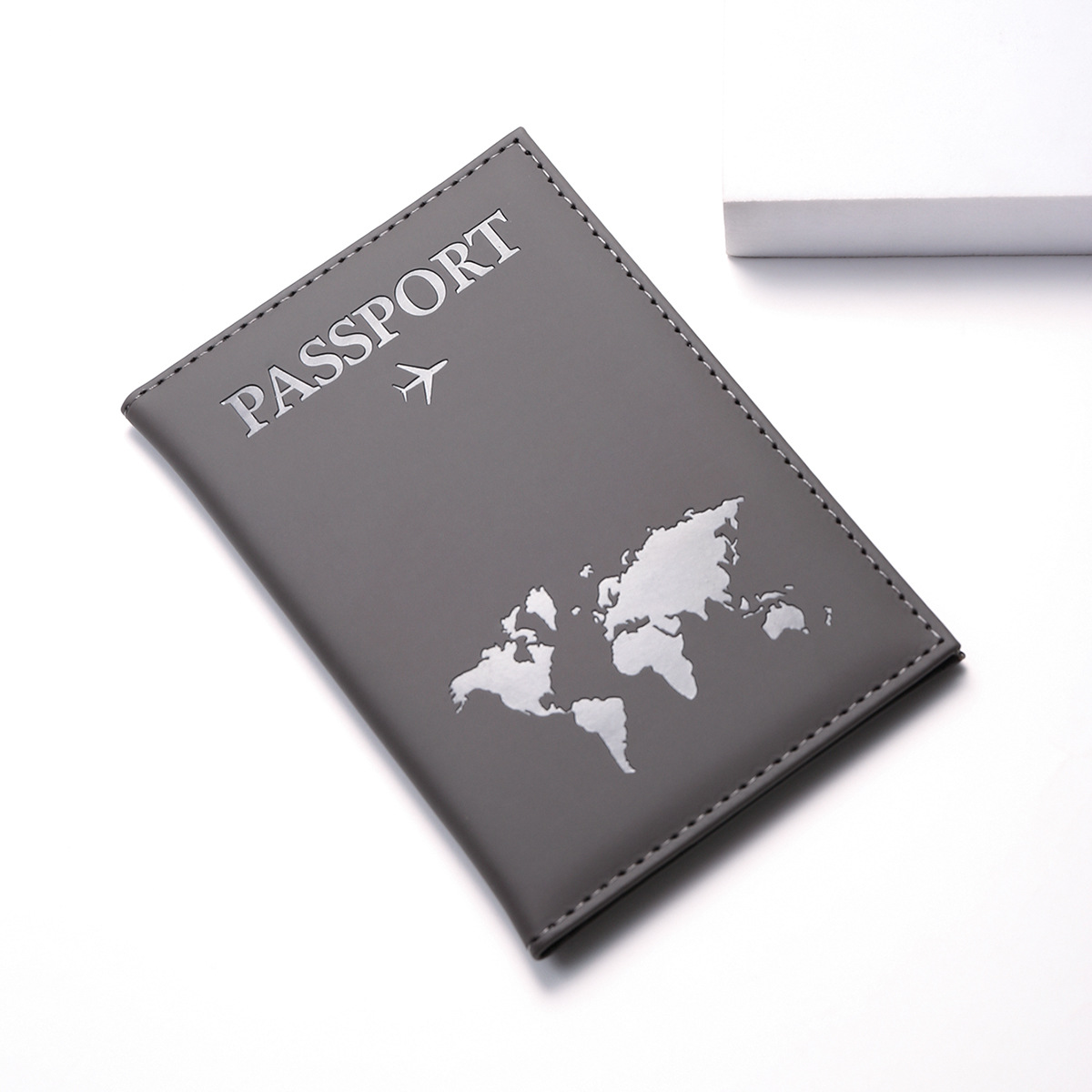 multi color map passport bag travel document bag passport holder passport protective cover couple passport bag_voghion.com
