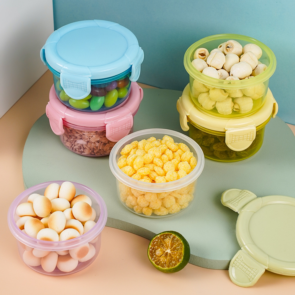 Children's Plastic Food Bowl Baby Food Box Fruit Box Snack Box