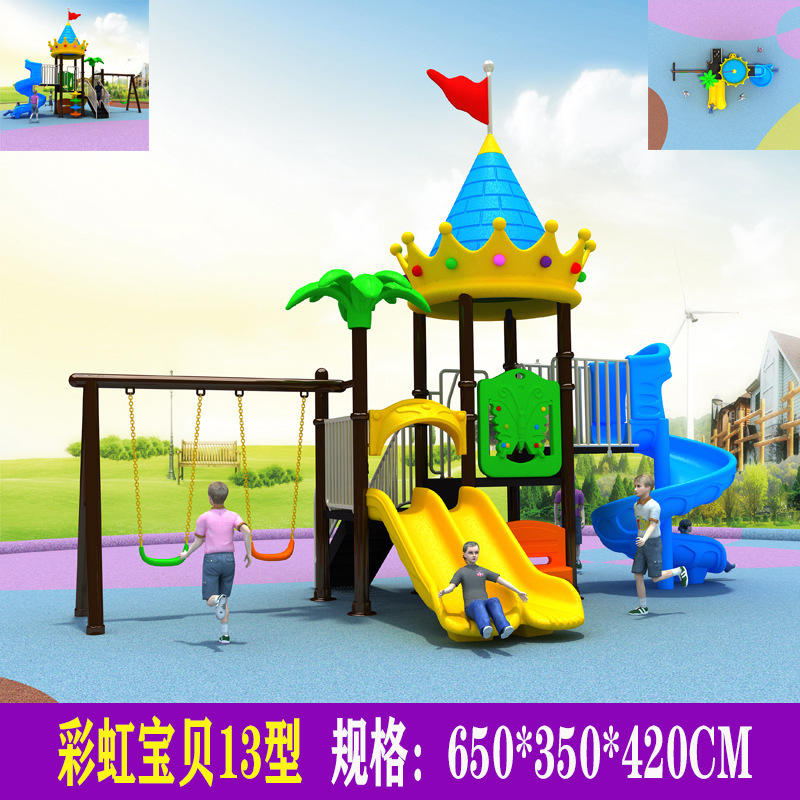 Deslizamiento infantil nuevo deslizamiento de jardín de infantes al aire libre comunidad parque de juegos al aire libre combinación deslizamiento