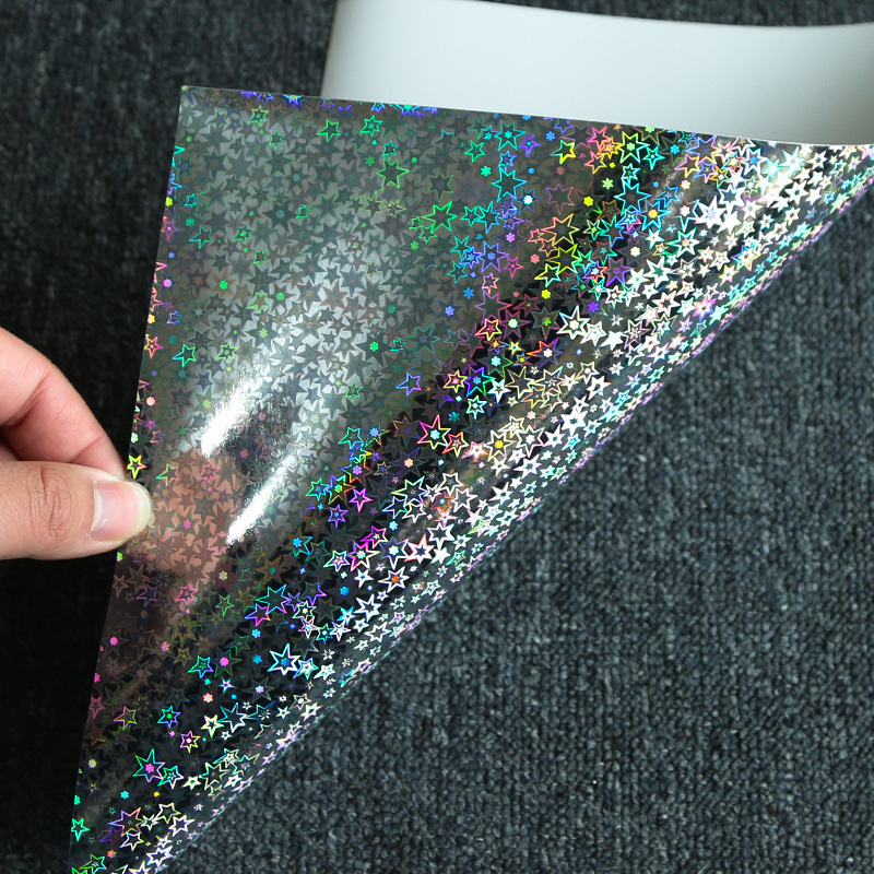 Fábrica personalizada colorido papel de aluminio láser a todo color cartón láser A4 cartón personalizado al por mayor