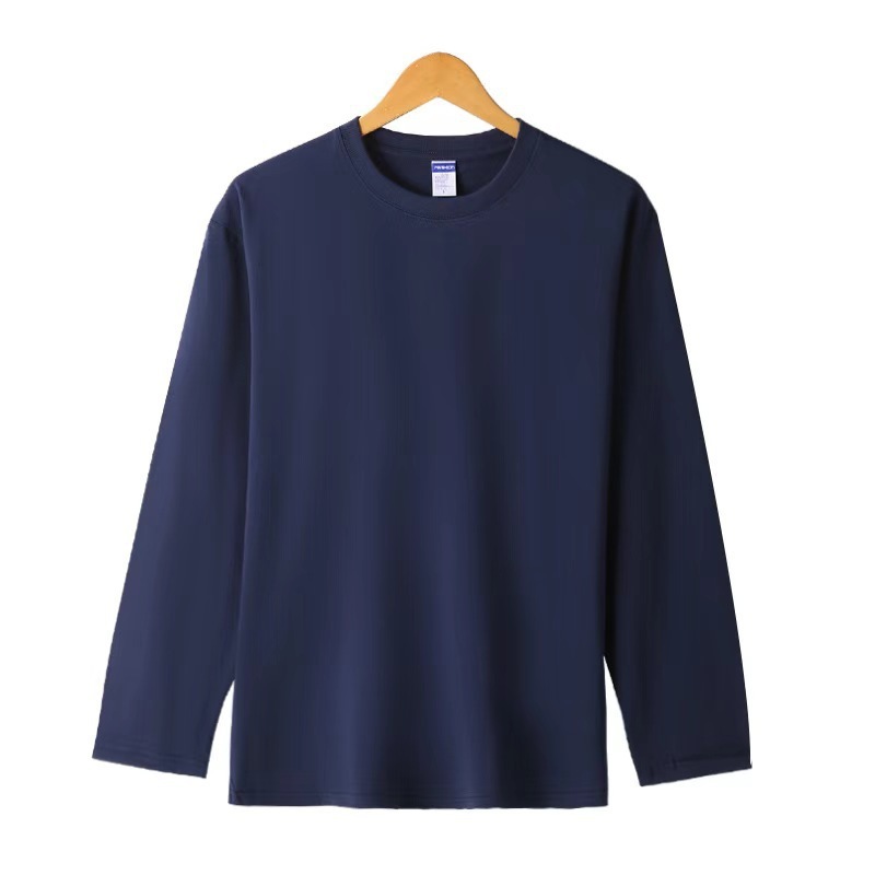 批发纯棉260g长袖T恤打底文化衫广告衫定制工作服团体服DIY印图字|undefined