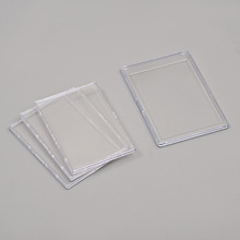 跨境热销透明高清mini贝壳卡砖卡盒宝可梦游戏王球星卡奥特曼卡套