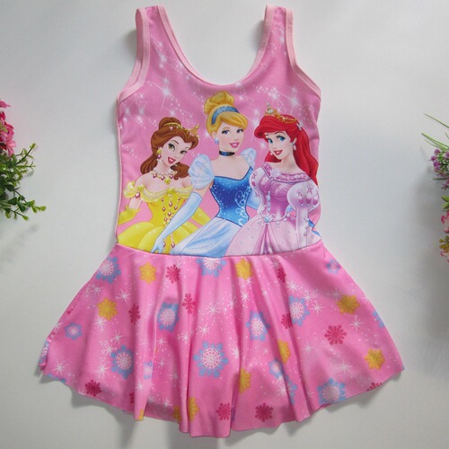 Korean version of cute children's swimsuits for girls and babies, small and medium-sized children's swimsuits, cartoon one-piece girls' swimsuits manufacturers wholesale