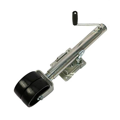 Car jack double wheel hand guide