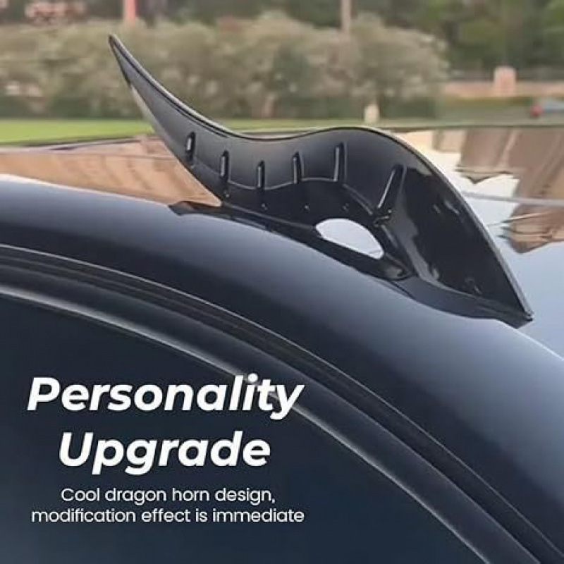 亚马逊热销 Car Roof Dragon Horn Modification汽车龙角改装装饰|undefined