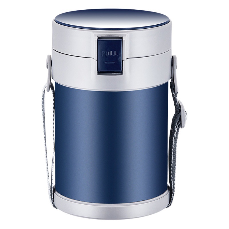 316 stainless steel insulated lunch box portable super-long student multi-layer 1 person office worker vacuum lunch box large capacity