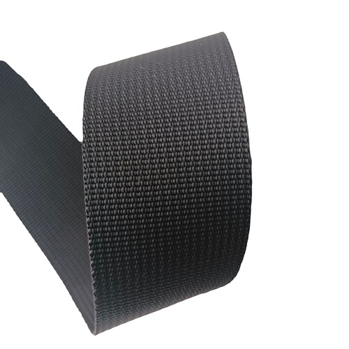 38mm bag strap with American texture black 25mm imitation nylon cord fabric strap black can be cut into strips