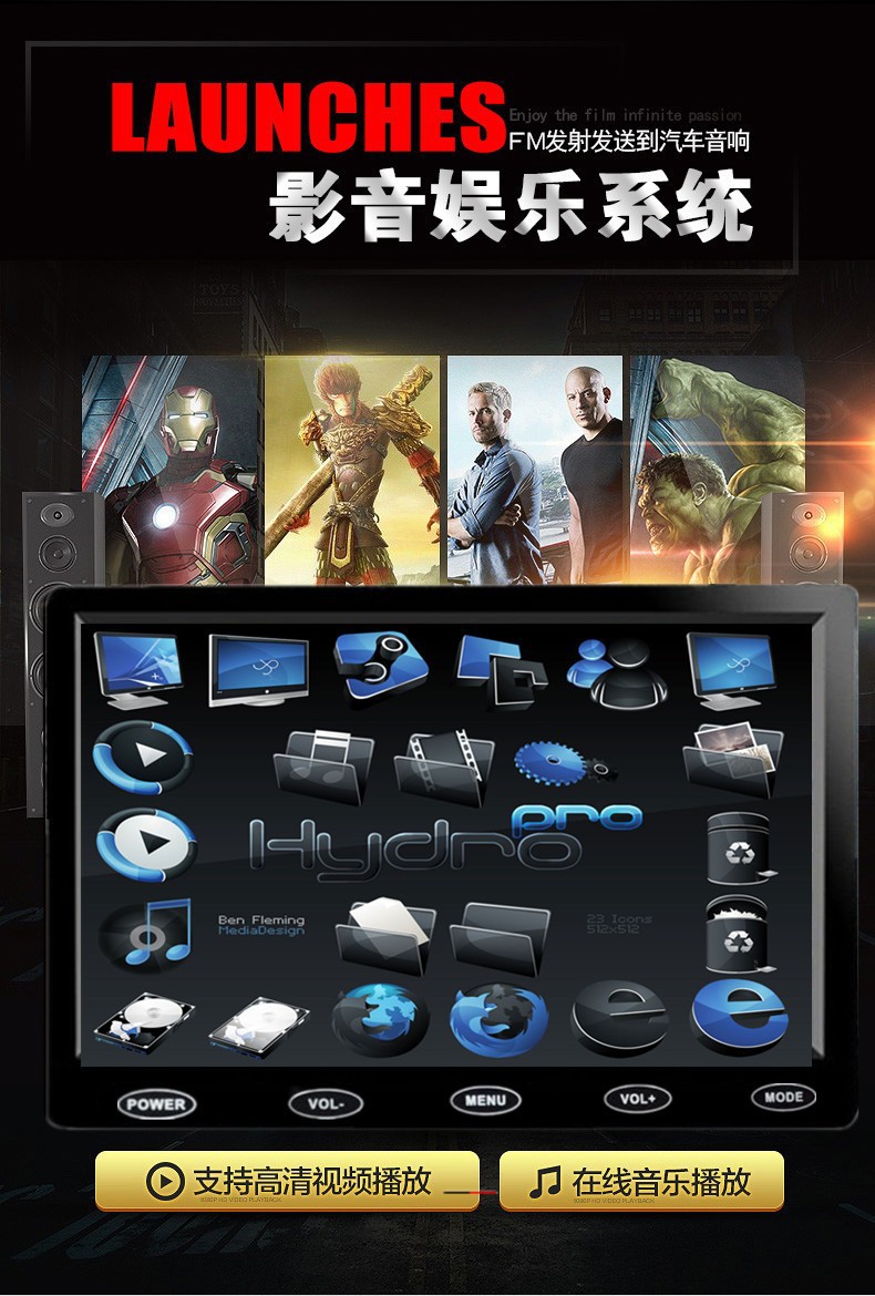 Suitable for Monitor Other 0inch Hd HDMI Home Vga Screen Small Mini 7inch Lcd Screen Car