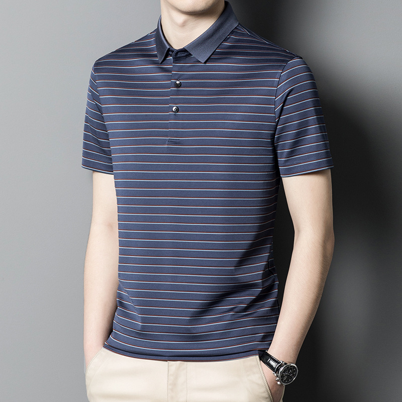 Men's silk T-shirt