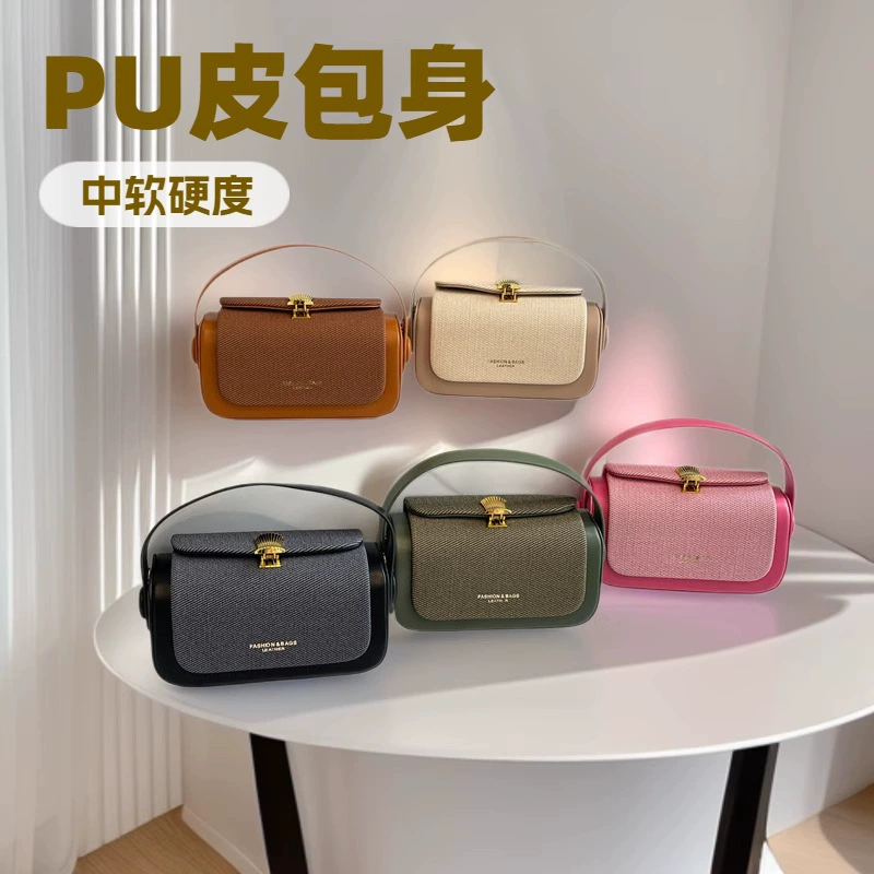 Эксклюзивная роскошная ретро-сумочка для женщин 2025 года, новая нишевая модная сумка через плечо, маленькая квадратная сумка