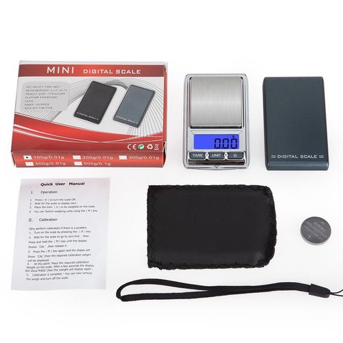 Portable pocket electronic balance, mini palm jewelry scale, electronic scale, 0.01g gram scale, gold platform scale