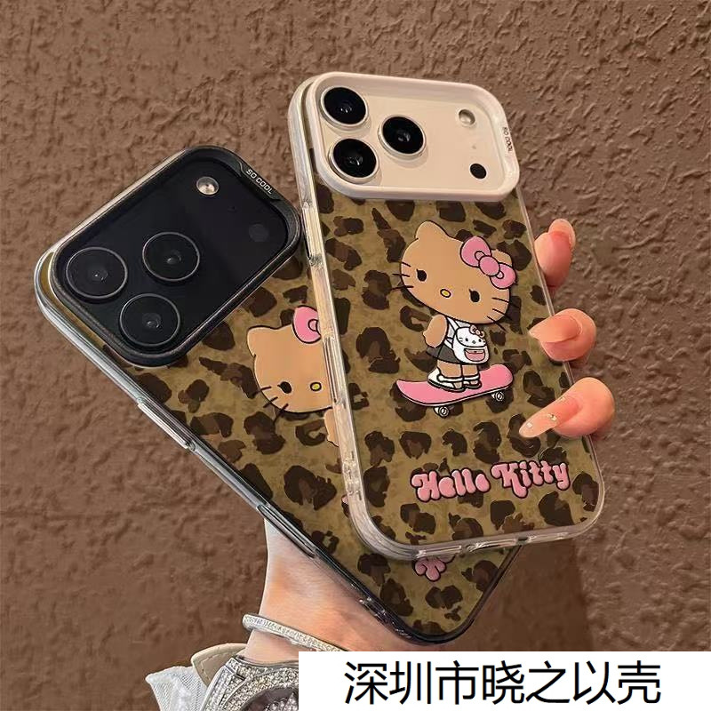 Skateboard Katie Is Suitable for Apple 17 Mobile Phone Case Iphone17Pro New Air Leopard Print 17Promax Cartoon